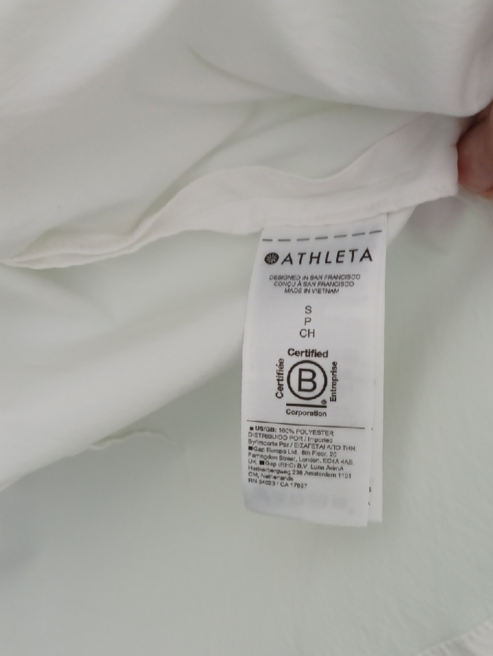 Athleta Zip Front Top With Drawstring - Picture 8 of 8